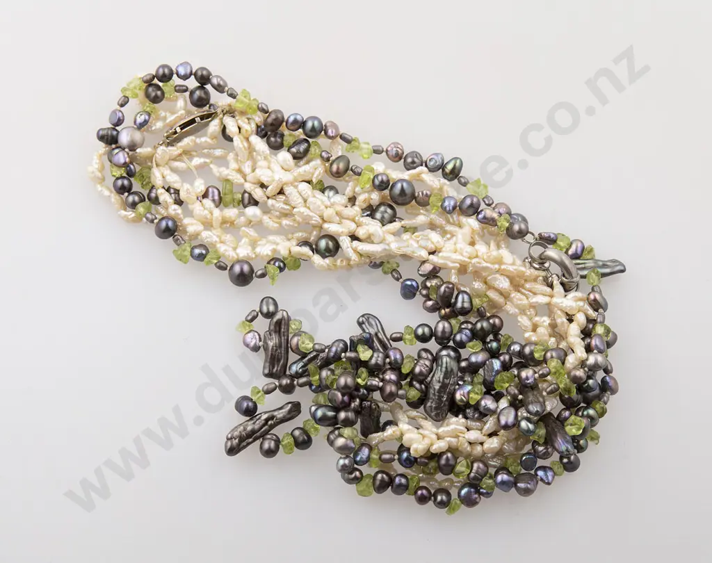 Two Fancy Freshwater Pearl Necklaces Image 1++