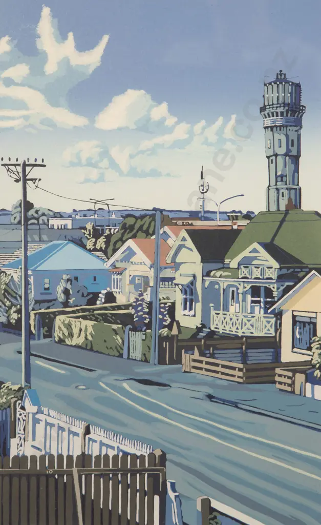 Marianne Muggeridge - Hawera from Ronald Hugh Morrison's Window Image 1++