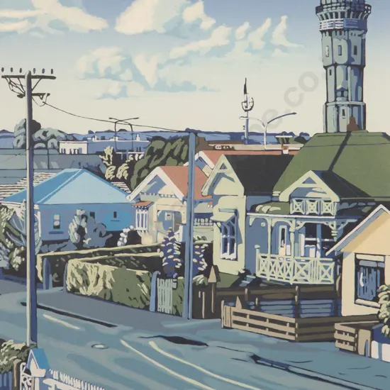 Marianne Muggeridge - Hawera from Ronald Hugh Morrison's Window