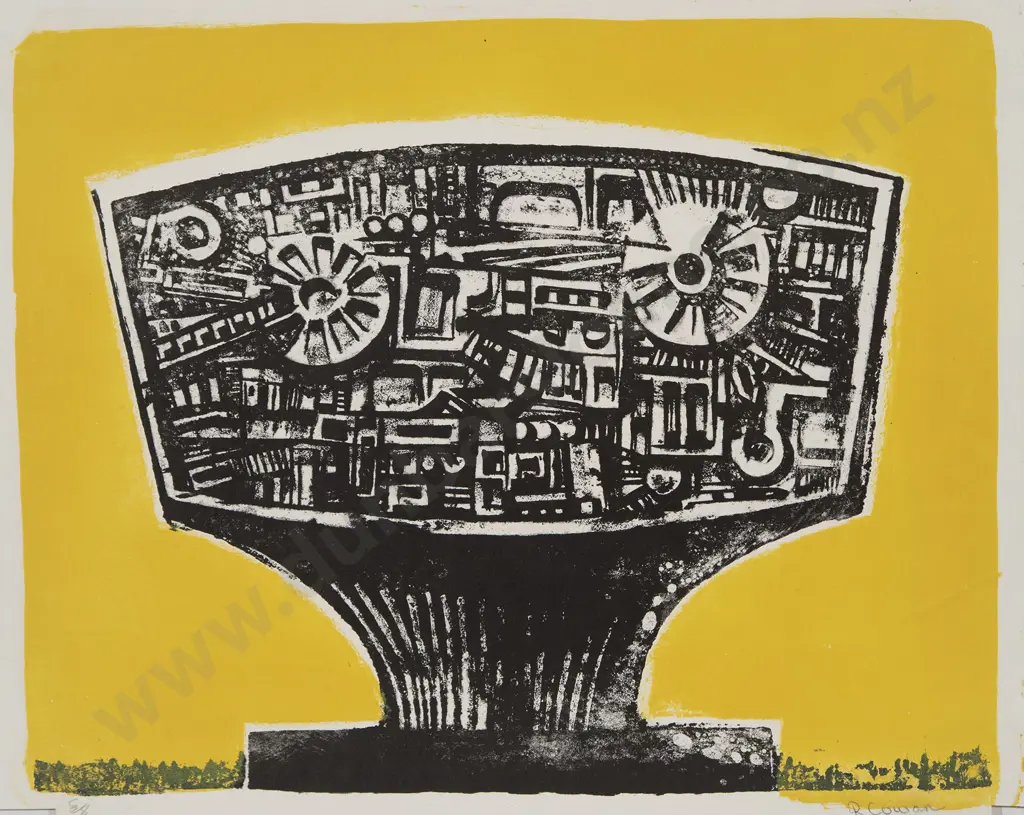 Roy Cowan - Sculpture in Yellow Image 1++