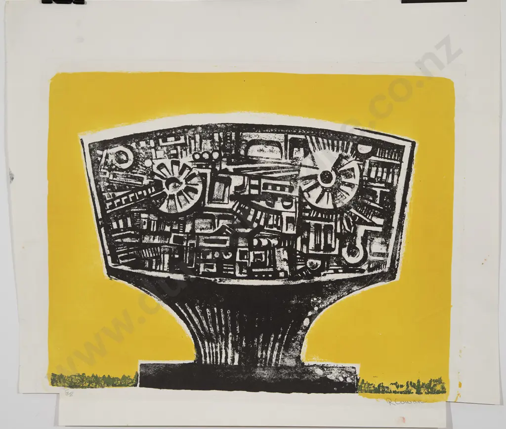 Roy Cowan - Sculpture in Yellow Image 1++