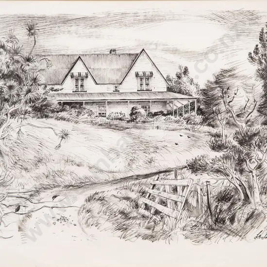 Eric Lee-Johnson - Ludbrook House at Pakaraka