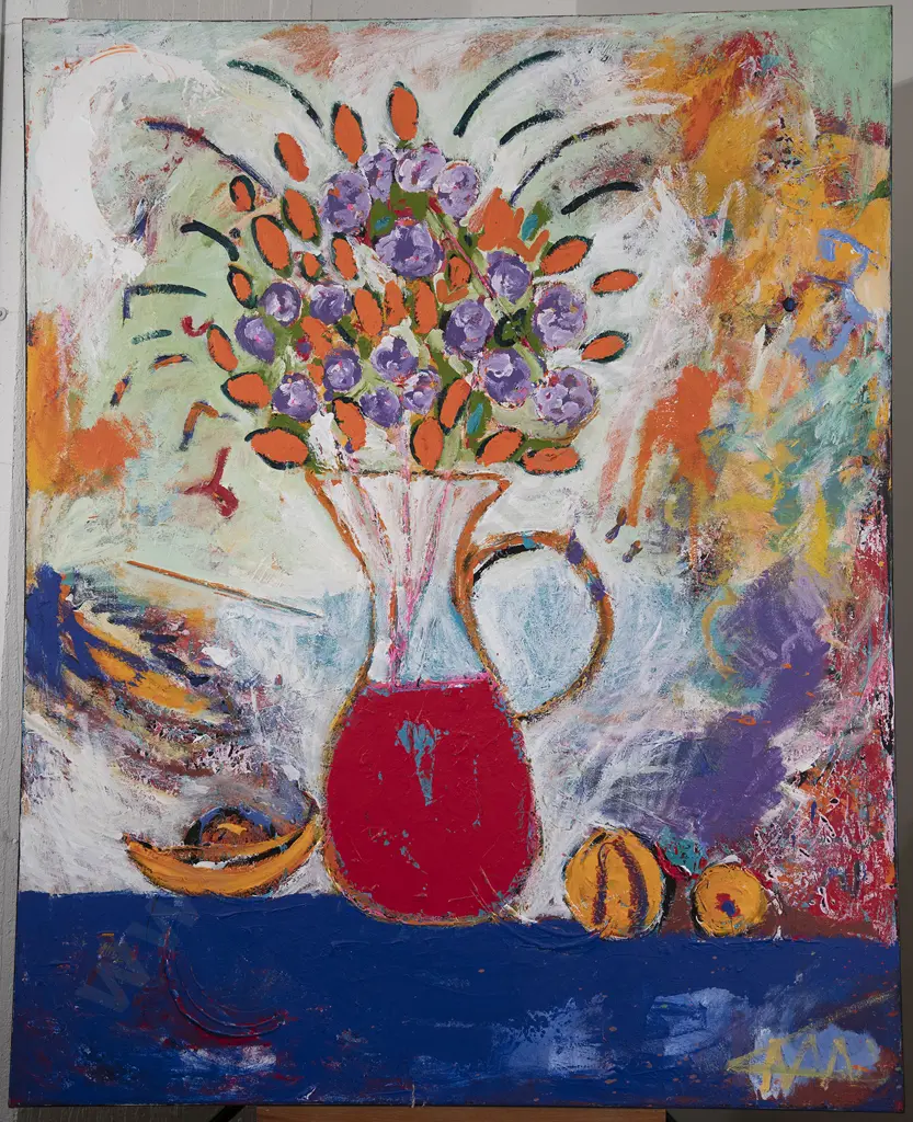 Tim Hackett - Untitled (Floral Still LIfe) Image 1++