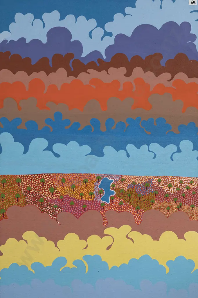 Unknown - Aboriginal Landscape Image 1++