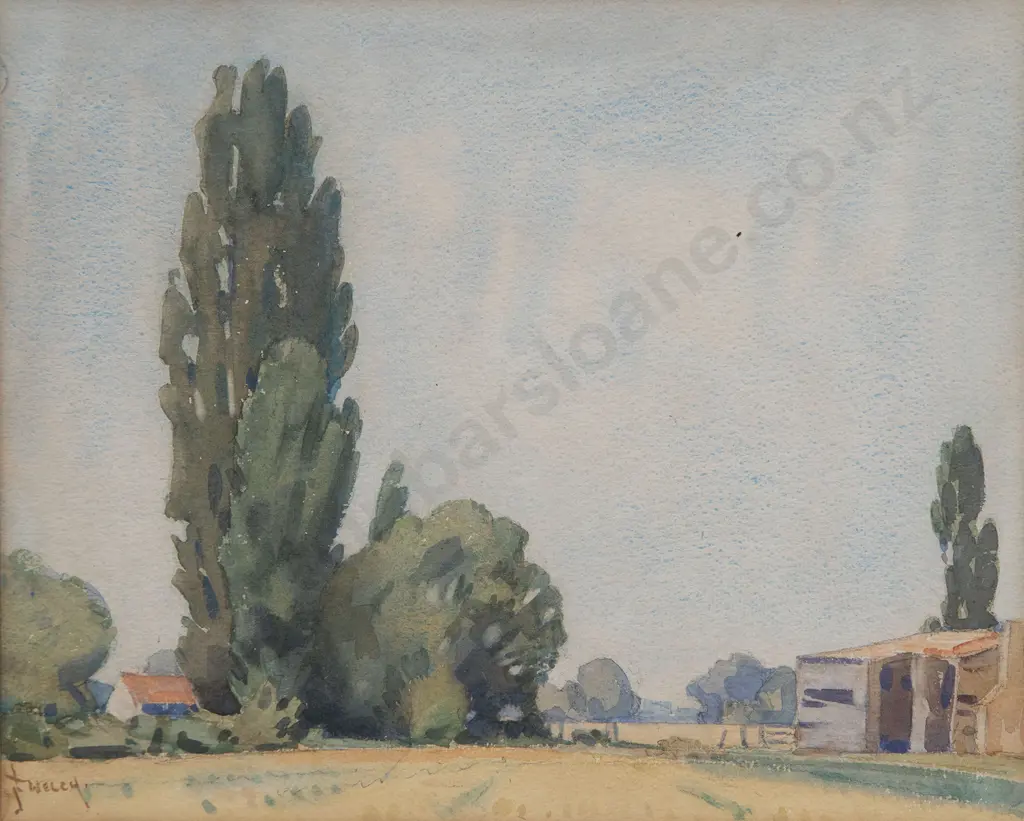 Nugent Welch - Untitled (Rural Landscape) Image 1++