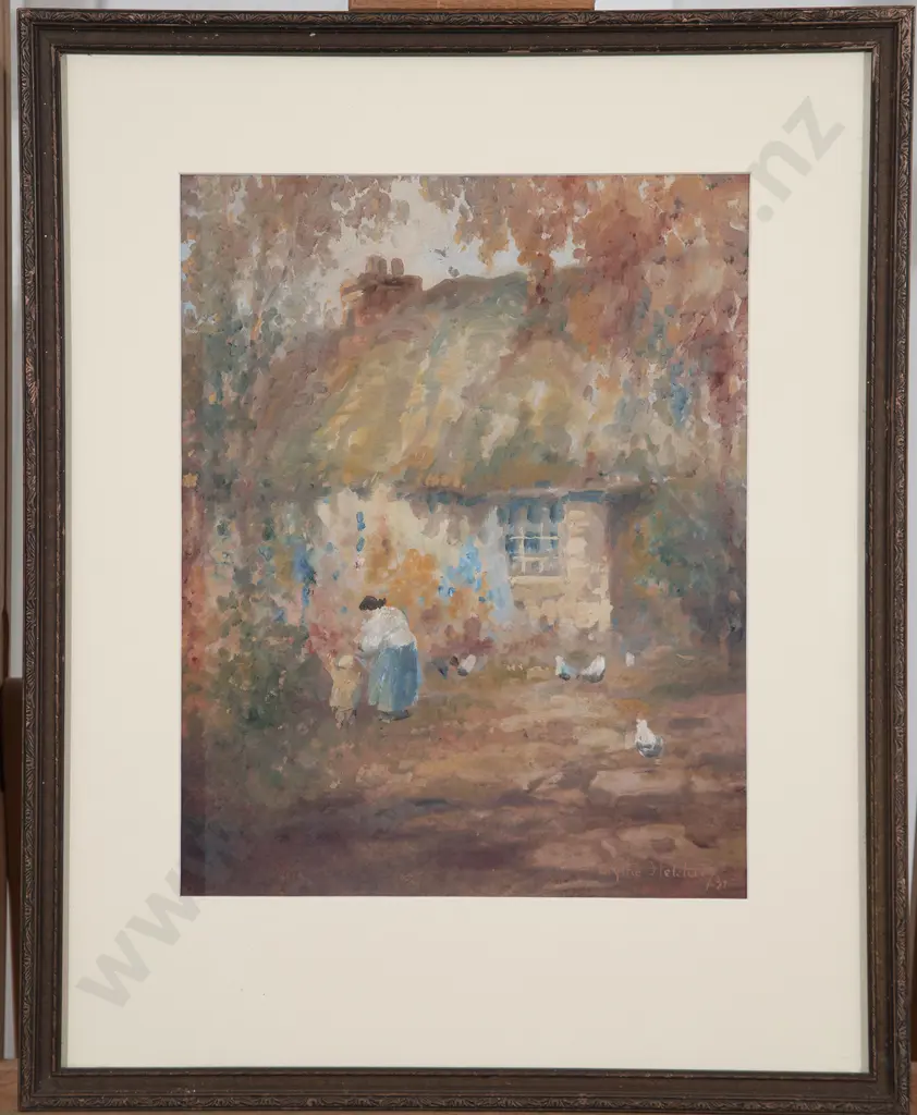 Blythe Fletcher - Untitled (Figures & Cottage) Image 1++