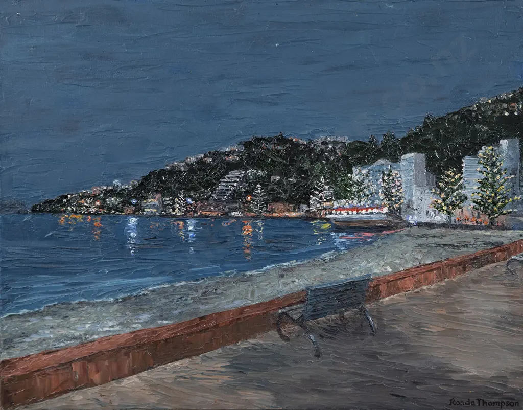 Ronda Thompson - Dusk at Oriental Bay Image 1++