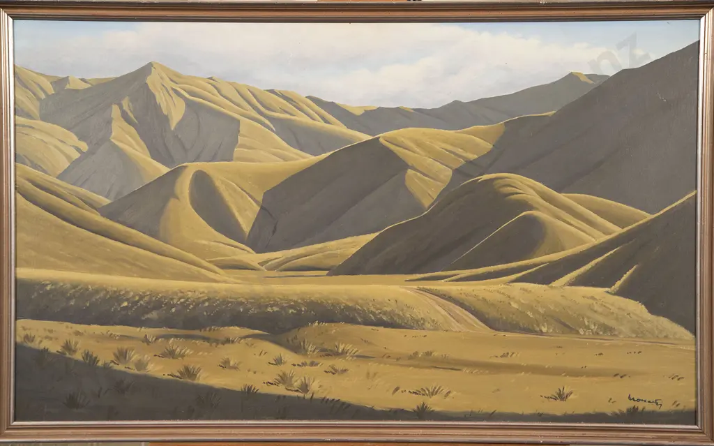 Peter Moriarty - Afternoon Shadows Lindis Pass Image 1++
