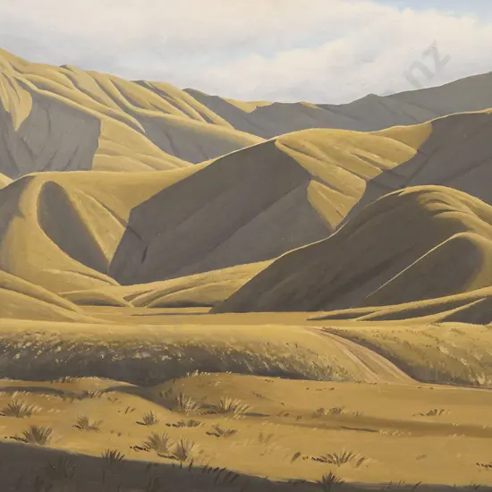 Peter Moriarty - Afternoon Shadows Lindis Pass