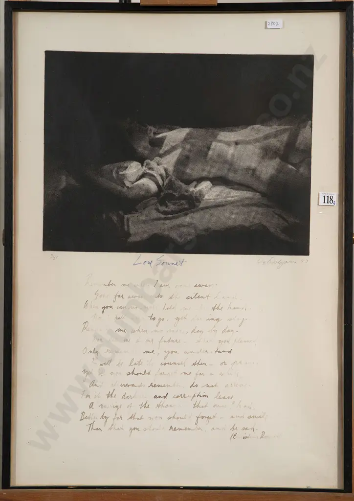 Roy Dalgarno - Love Sonnet & other (2) Image 1++