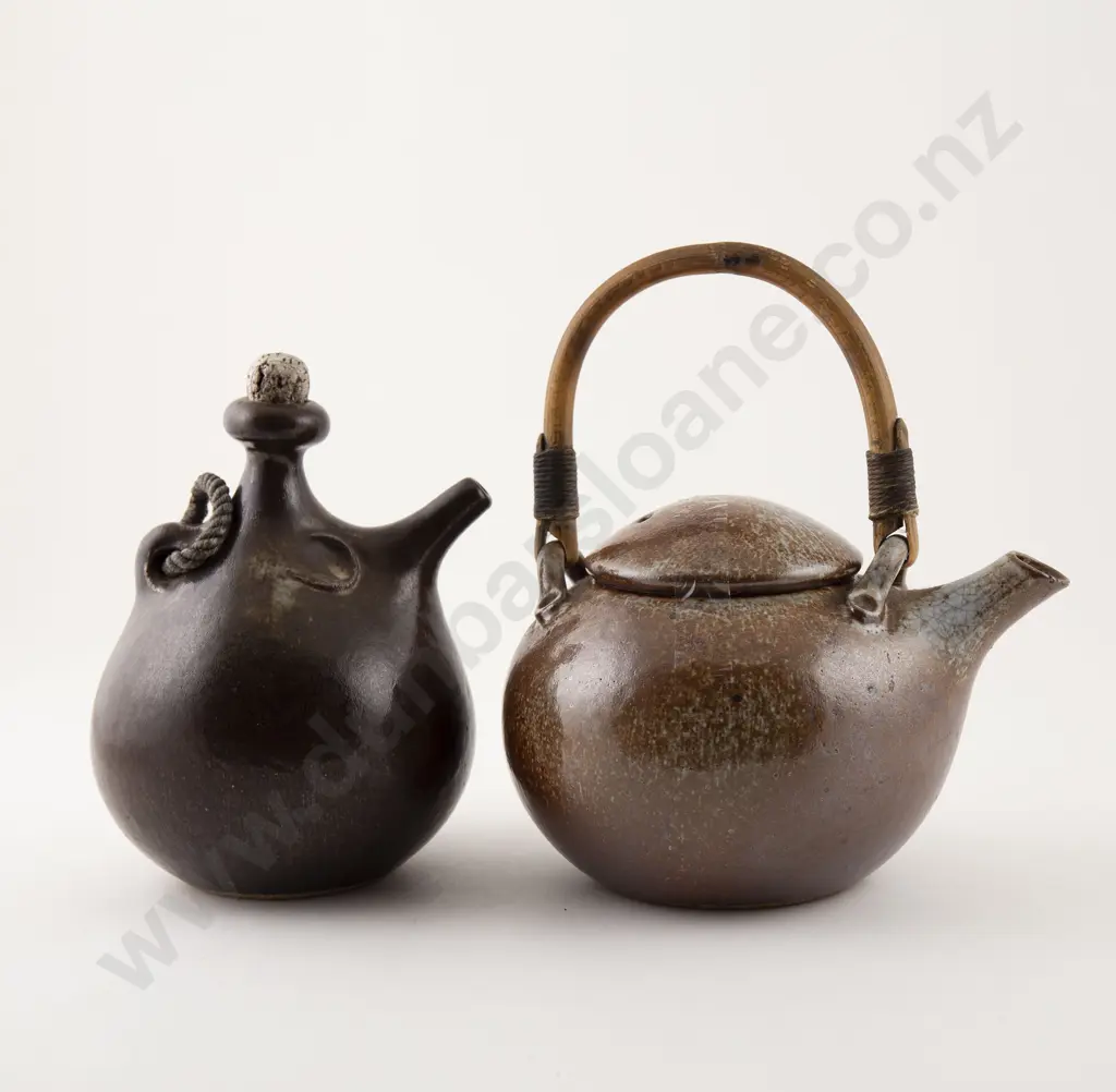 Laurence Ewing Teapot & Oil Carafe Image 1++