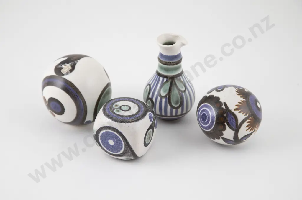 Four Anneke Borren Ceramic Pieces Image 1++