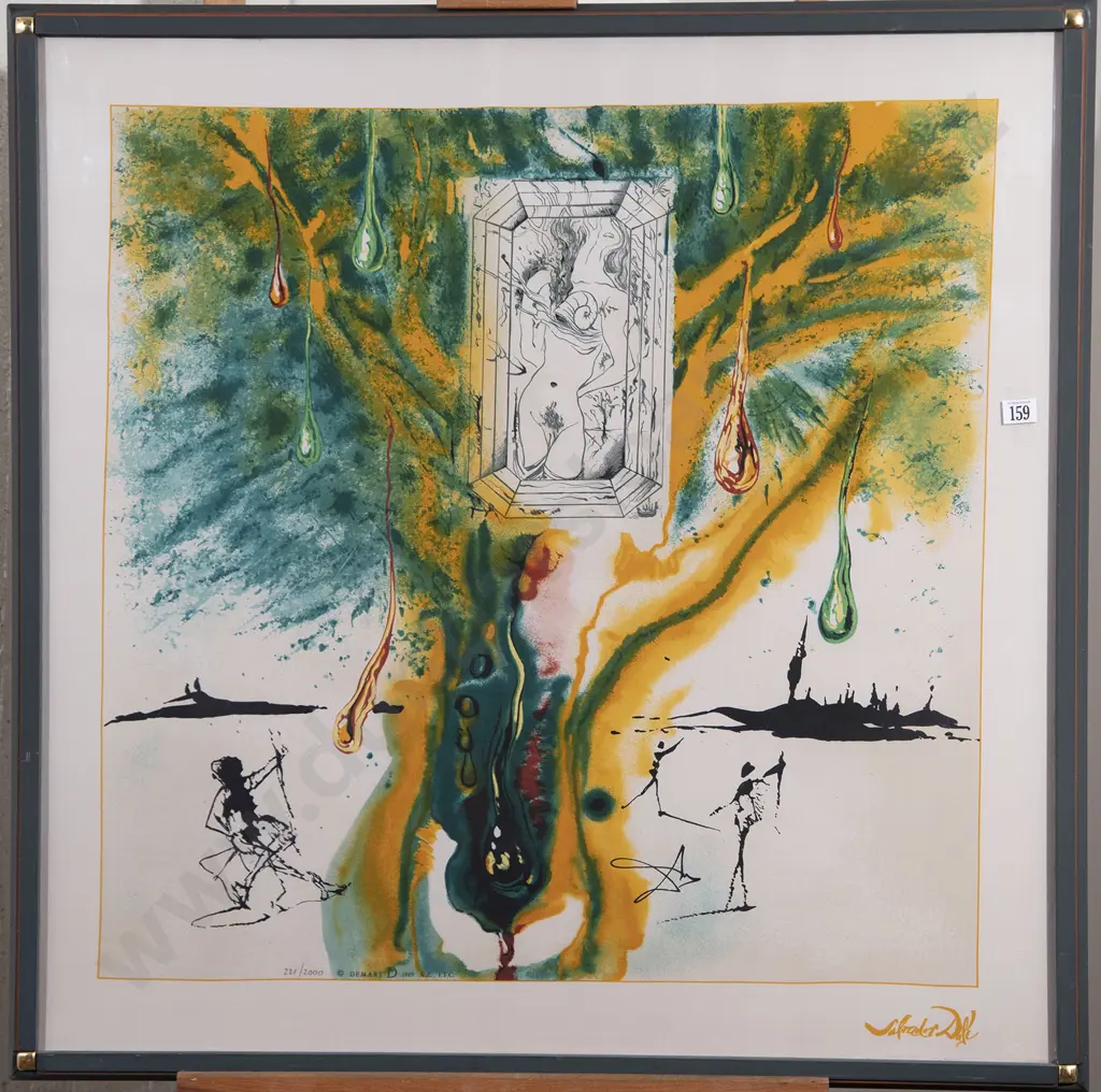 Salvador Dali - The Emerald Table - the Alchemy of The Philosophers (1989) Image 1++
