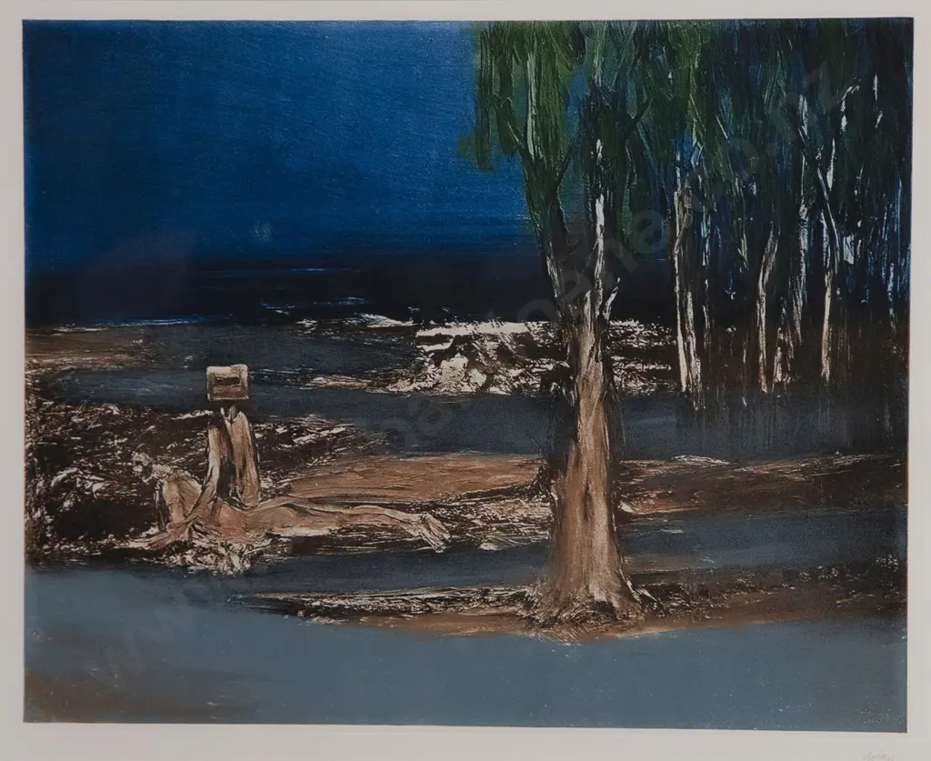 Sidney Robert Nolan (Australian) - Kelly with Wounded Figure Image 1++