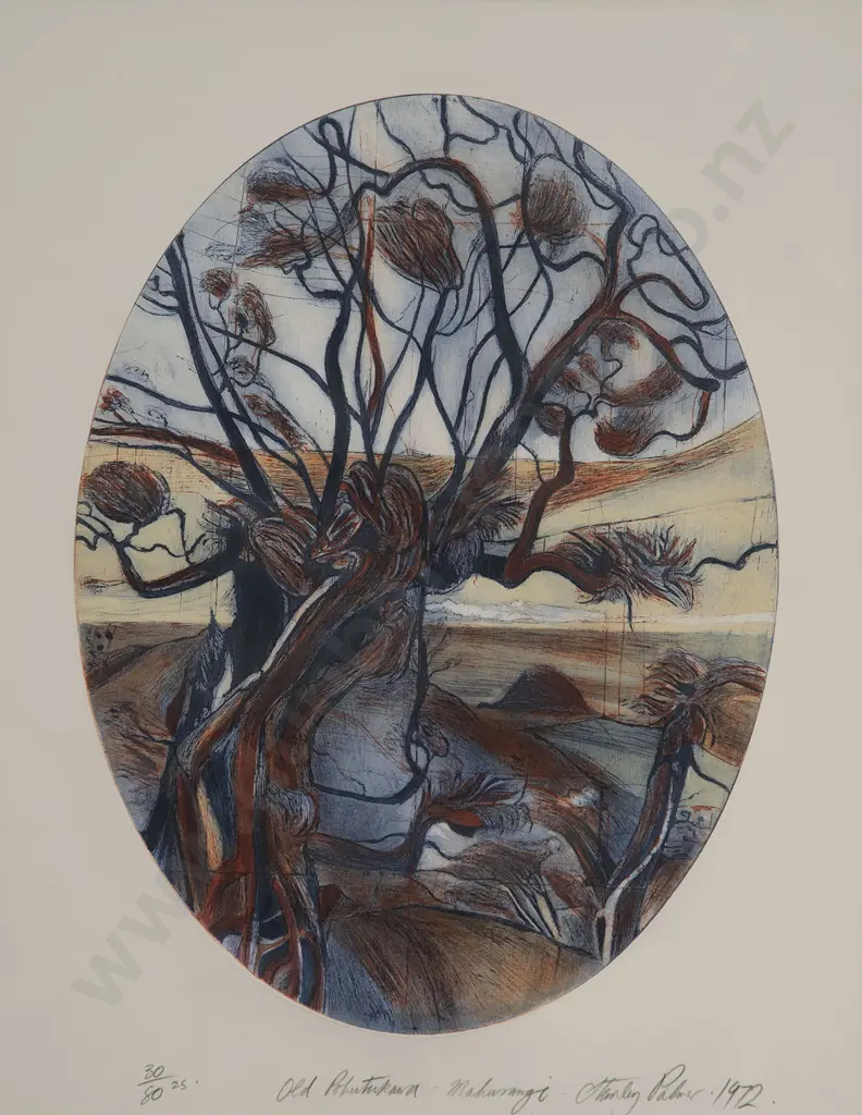 Stanley Palmer - Old Pohutakawa - Mahurangi Image 1++