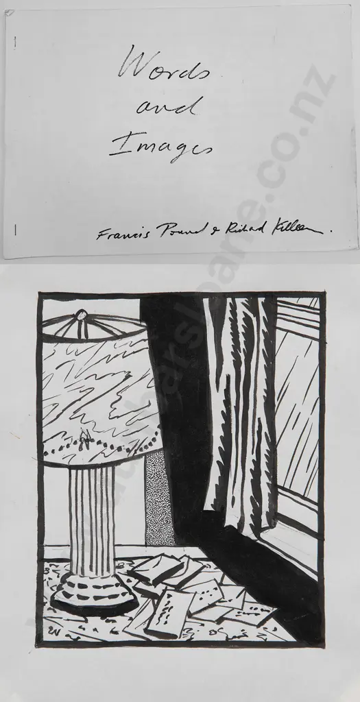 Dick Frizzell - drawing & Francis Pound & Richard Killeen text (2) Image 1++