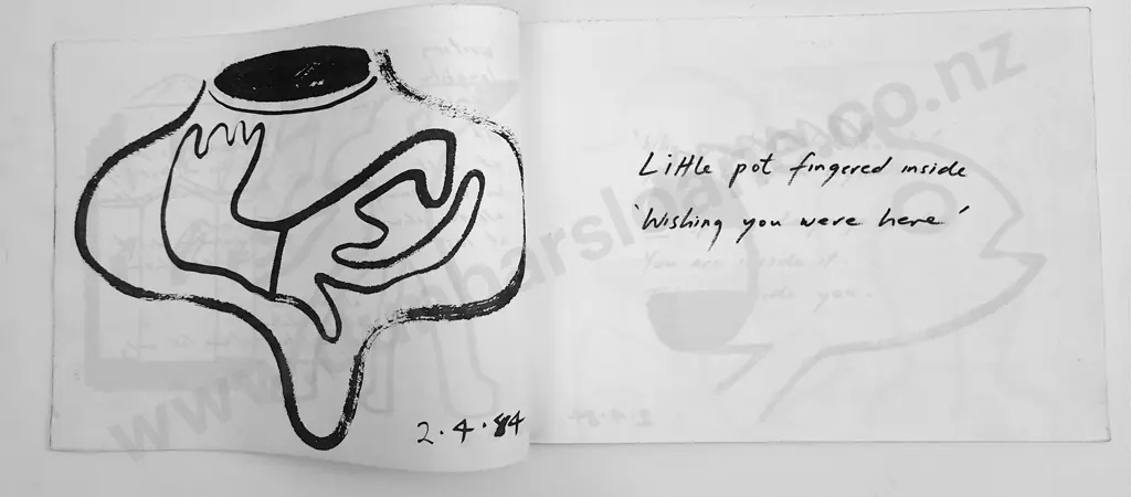 Dick Frizzell - drawing & Francis Pound & Richard Killeen text (2) Image 1++