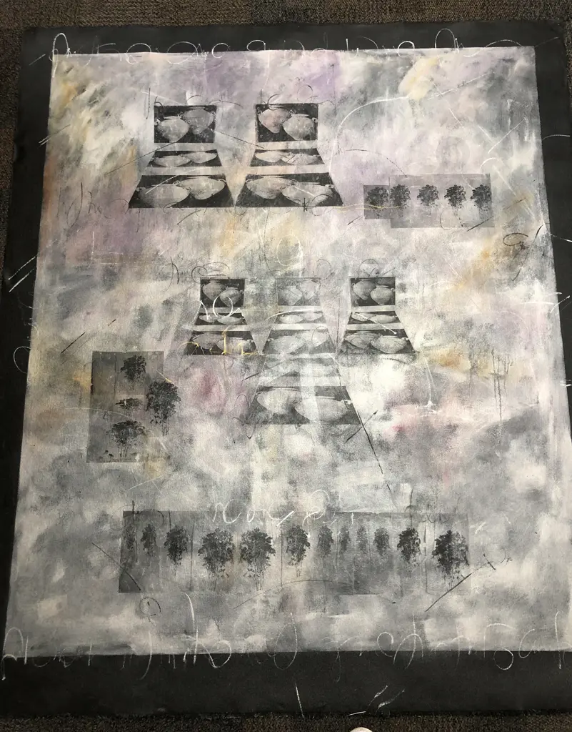 Claudia Bell-Pearson - Untitled (Abstract Composition) Image 1++