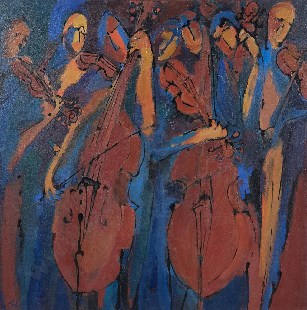 Sue Schaare - Untitled (Musicians) Image 1++