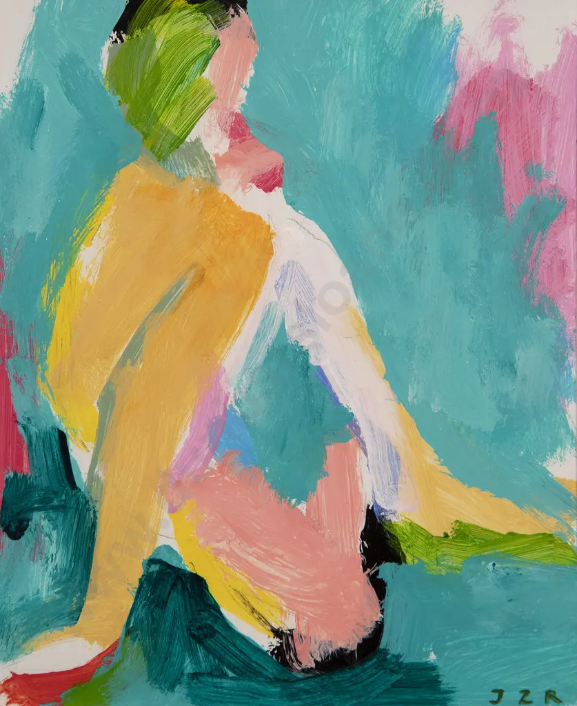 Lindsay Crooks - Construction Site & John Z Robinson - Seated Nude (2) Image 1++