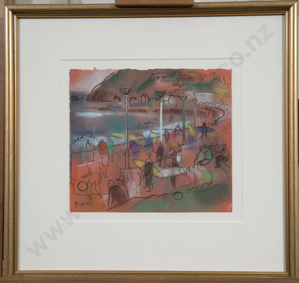 Lindsay Crooks - Untitled (Wellington Bay) & Nude Study (2) Image 1++