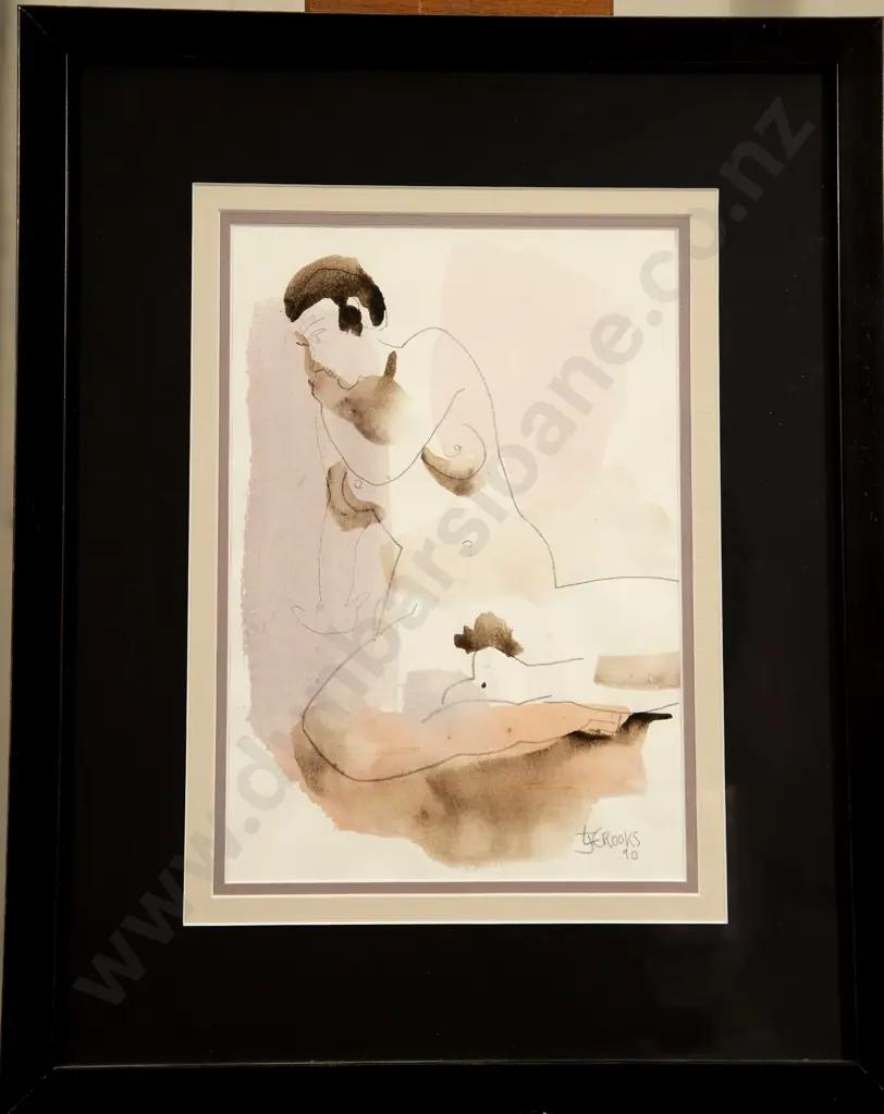 Lindsay Crooks - Untitled (Wellington Bay) & Nude Study (2) Image 1++