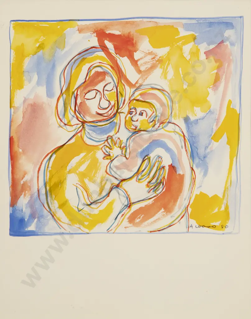 Agnes Wood - Untitled (Mother & Child) Image 1++