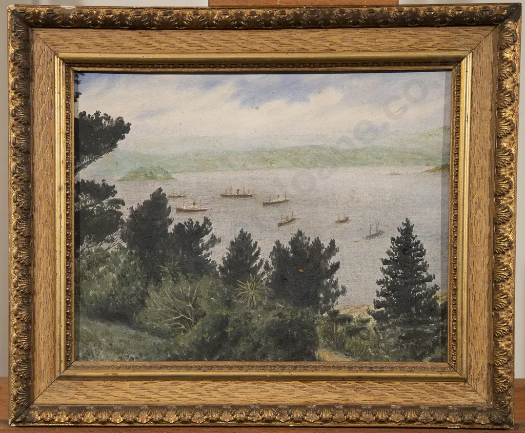 Attributed Frederick Price - Wellington Harbour Image 1++
