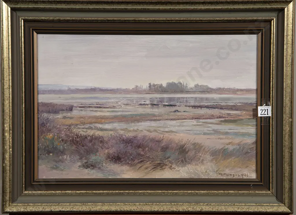 William Menzies Gibb - Untitled (Canterbury Landscape) Image 1++