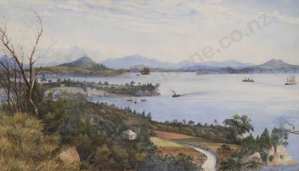 Artist Unknown - Colonial Coastal Landscape Image 1++