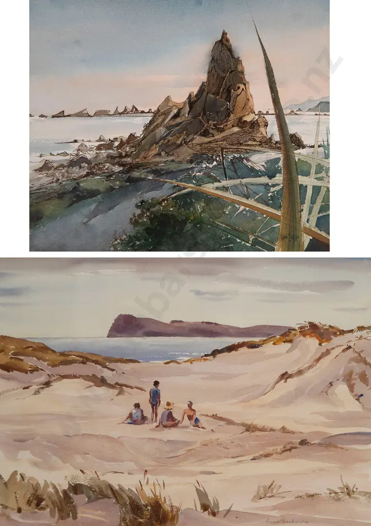 John Castle - Toward Moa Point (Wellington) & other (2) Image 1++