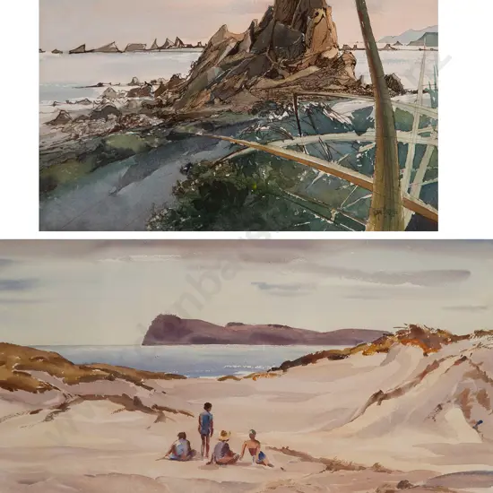 John Castle - Toward Moa Point (Wellington) & other (2)