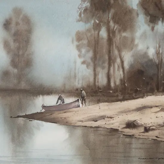 Garrick Tremain - Untitled (Figures in Landscape)