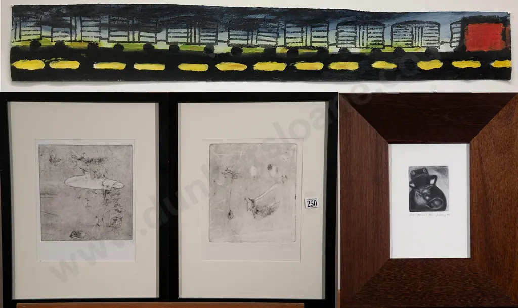 Roger Morris - Untitled (Train in Landscape) Image 1++