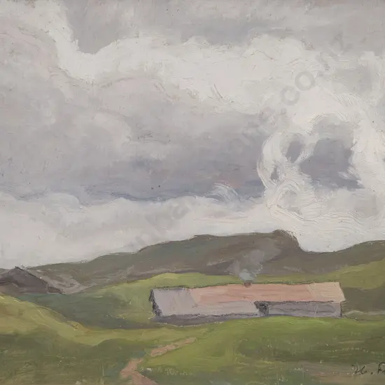 Hans Guido Fries - Untitled (Rural Landscape)