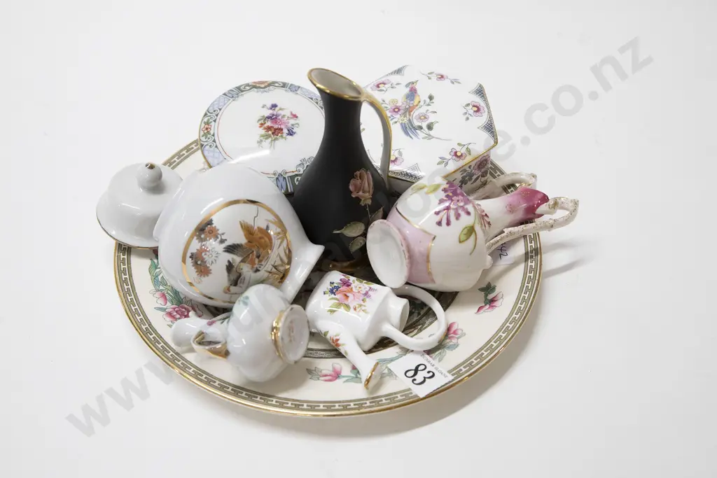Quantity of China Miniatures and Trinket Boxes etc Image 1++