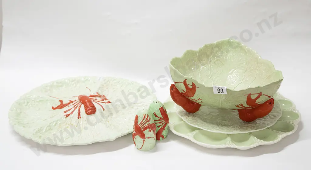 Quantity Carlton Ware Lobster Pattern Serving Ware (6) Image 1++