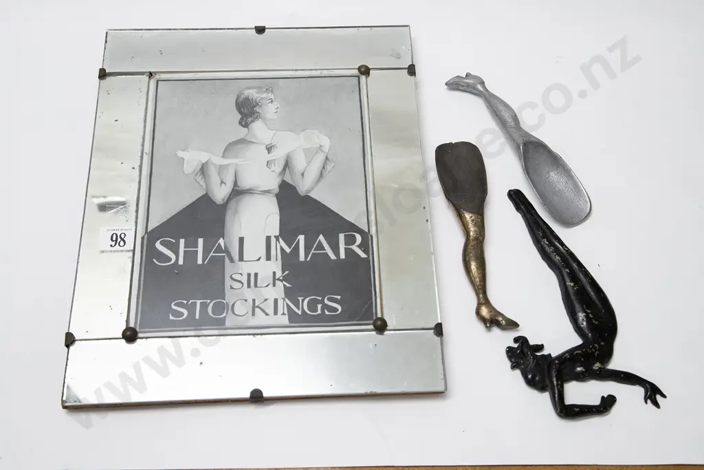 Quantity of Art Deco Items incl Advertising Mirror Image 1++