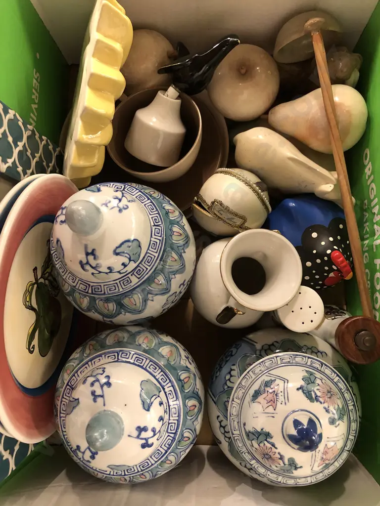 Quantity of Blue and White and Decorative China Image 1++
