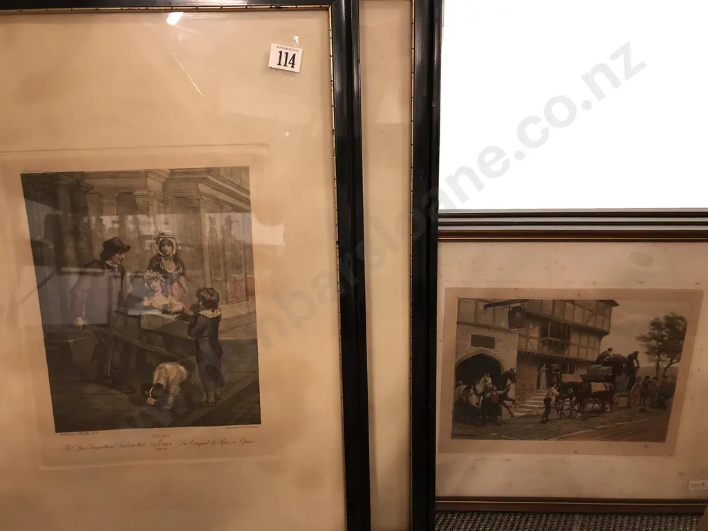 Five Framed Vintage Bookplates Image 1++