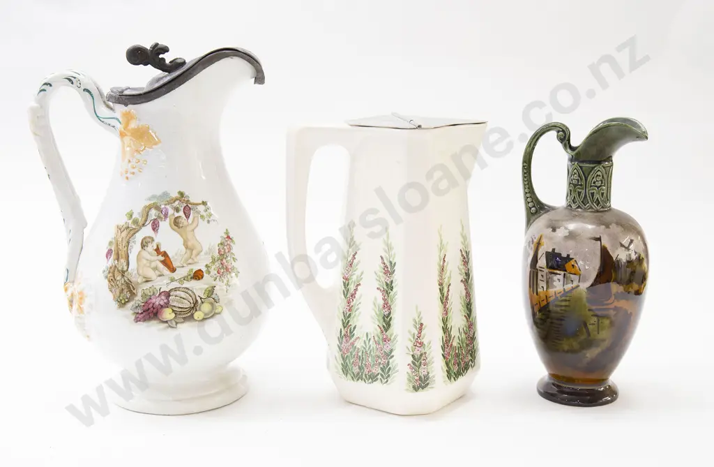 Victorian Staffordshire Jug and Two Others Image 1++