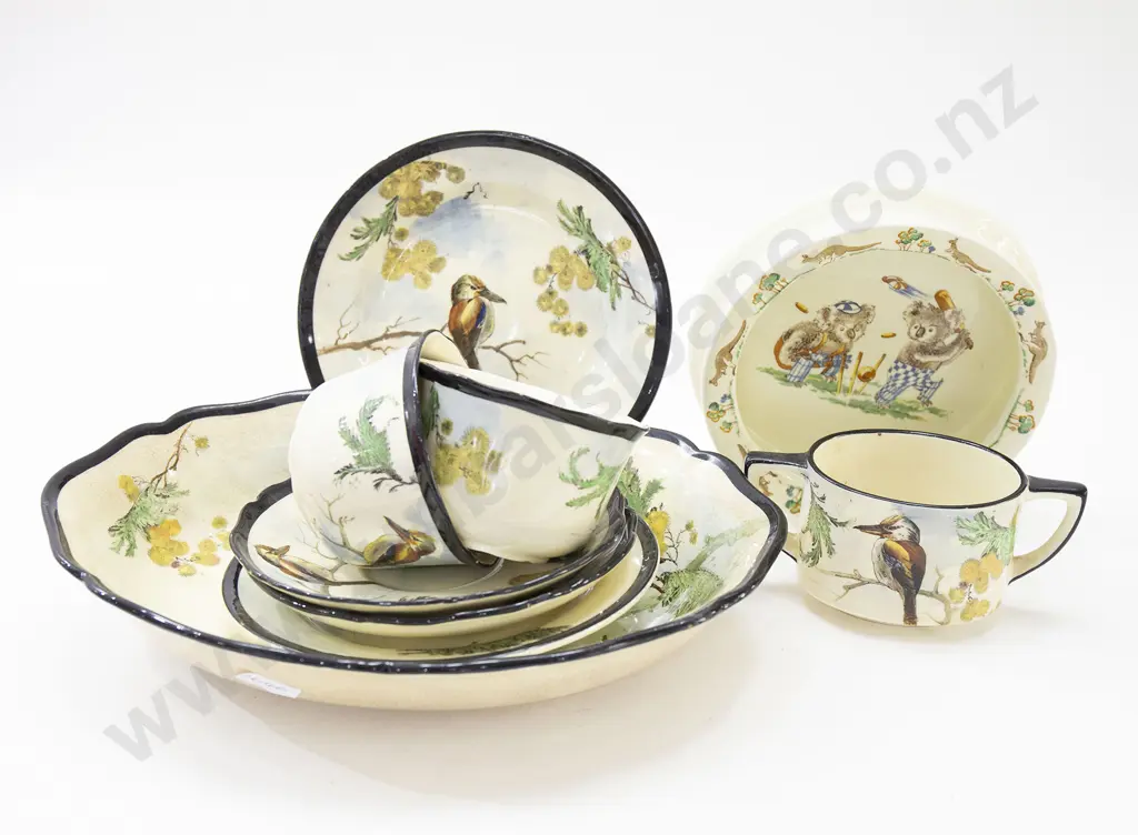 Quantity Royal Doulton Kookaburra China and Baby's Bowl Image 1++