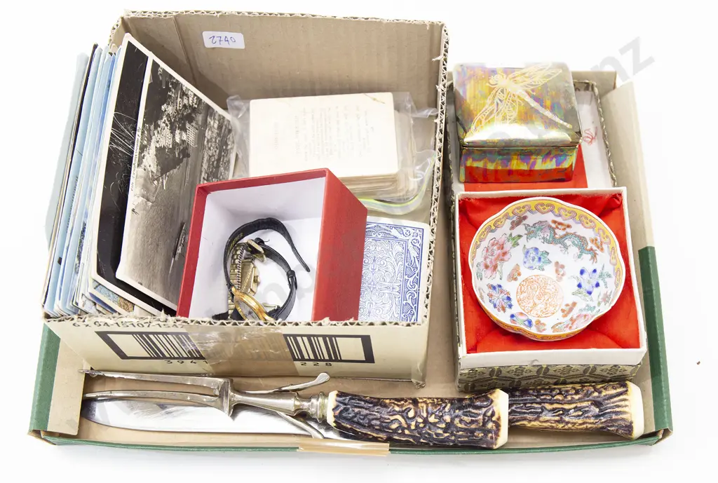 Mixed Collectables incl Postcards Watches Playing Cards etc Image 1++