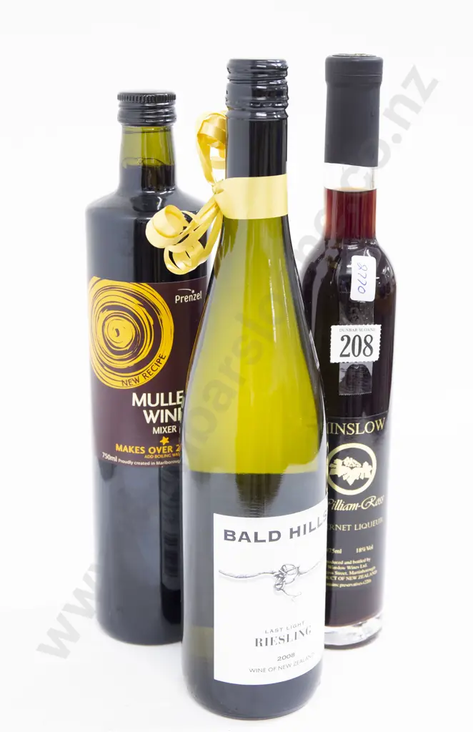 Three Bottles of Assorted Wines Including Bald Hills Image 1++