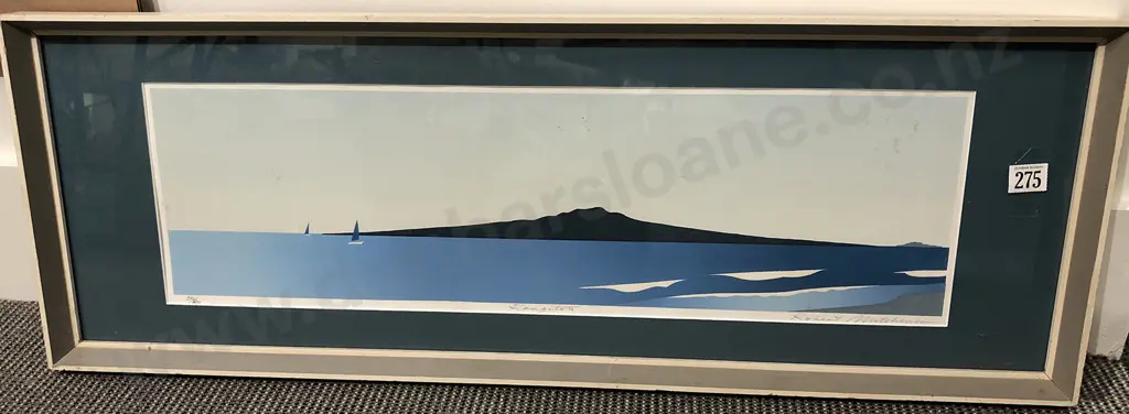 Robert Mitchener "Rangitoto' ltd ed print 50/80 Image 1++