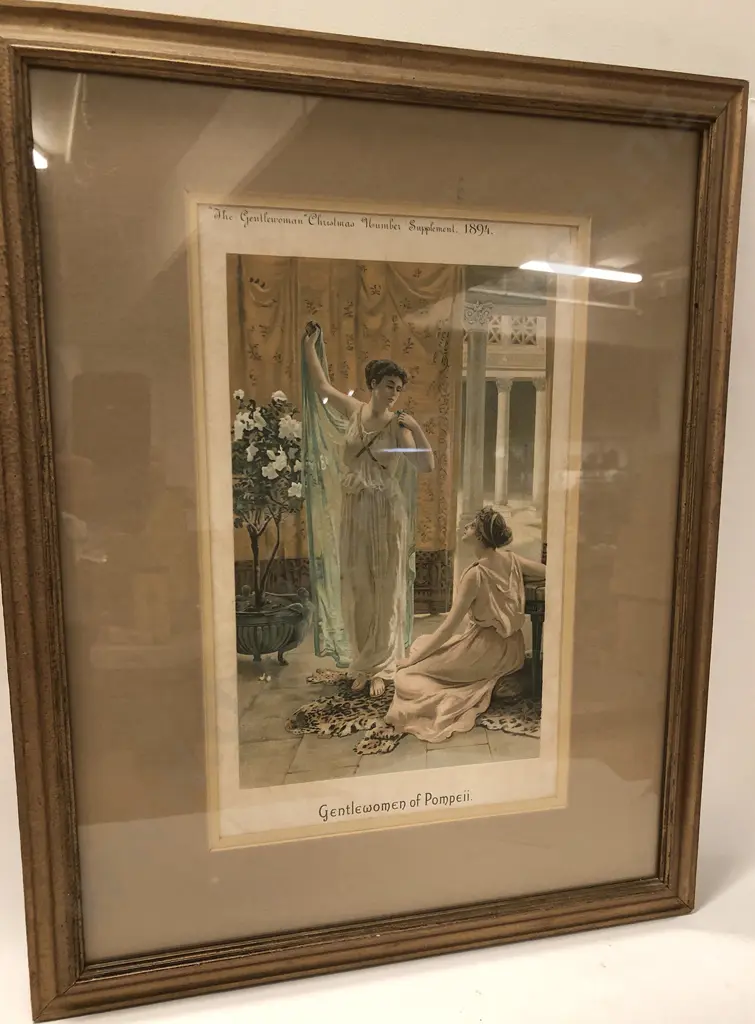Three Framed Vintage Prints Image 1++