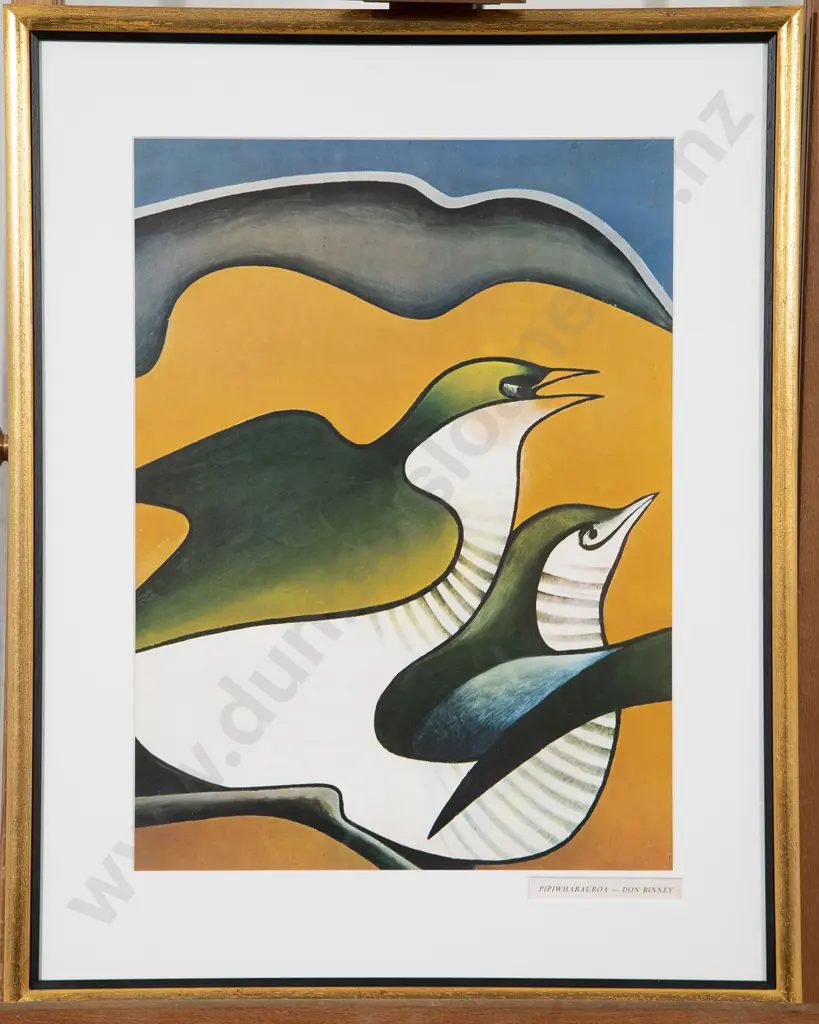 Don Binney Print 'Pipiwharauroa' Image 1++