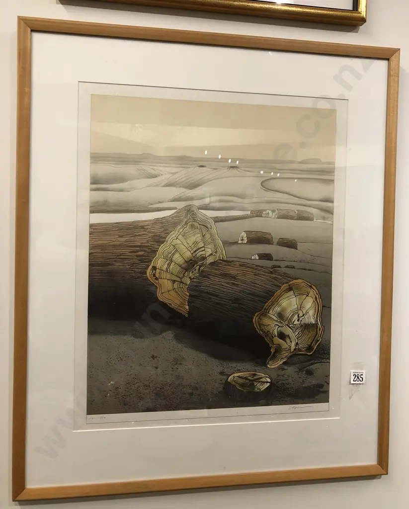 Ltd Ed Print Logging Scene Image 1++