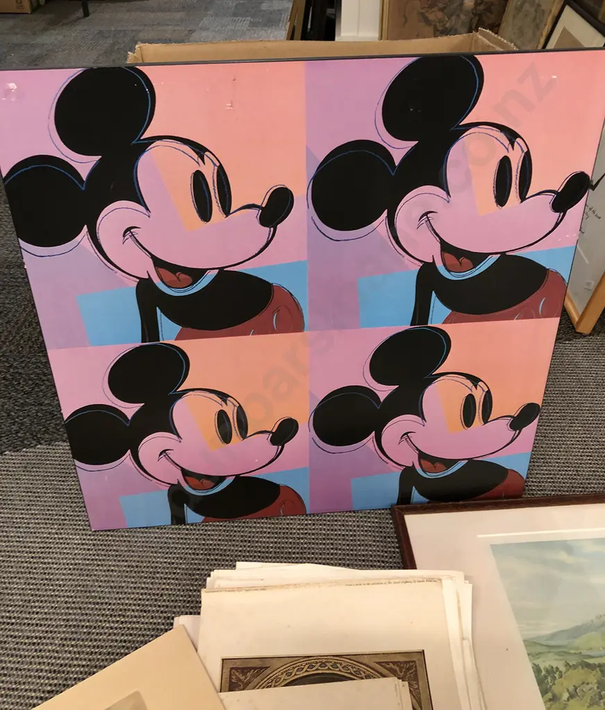 Box of Assorted Framed And Loose Artworks Image 1++