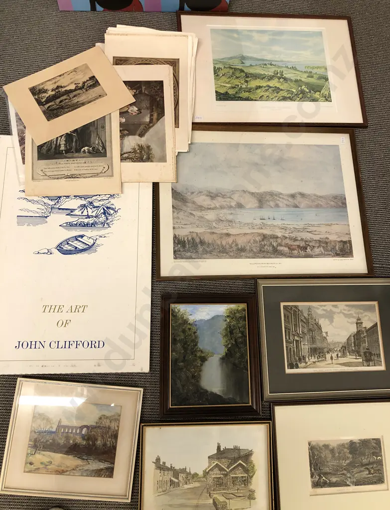 Box of Assorted Framed And Loose Artworks Image 1++
